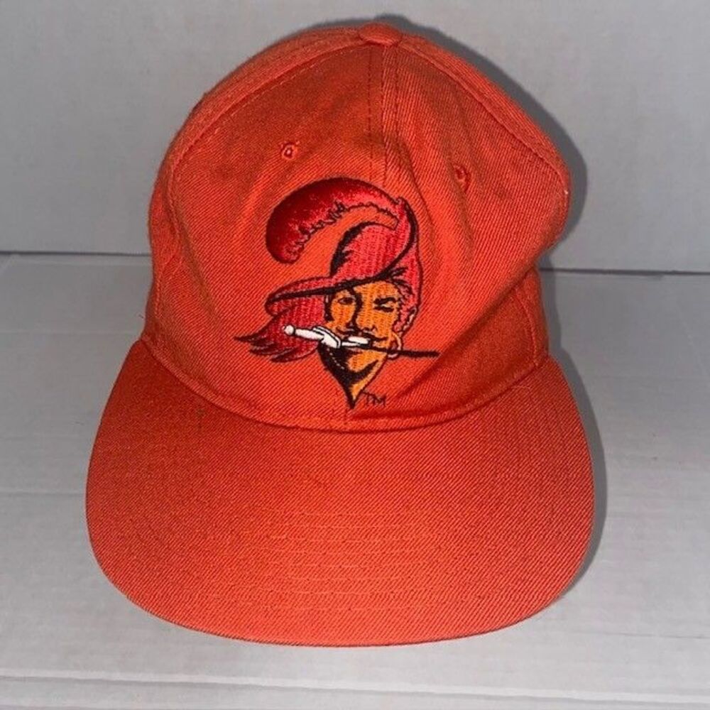 VTG Tampa Bay Buccaneers New Era Pro Model USA Snapback Hat Bucco Bruce Orange